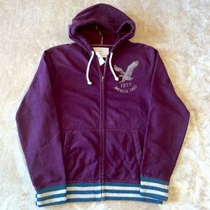 AMERICAN EAGLE FULL ZIPPER HOODIE